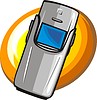 Vector clipart: cellular phone
