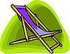 Vector clipart: chaise longue