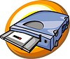 Vector clipart: Floppy drive