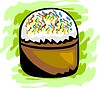 Vector clipart: Easter cake