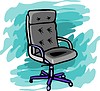 Vector clipart: executive chair