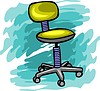 Vector clipart: task chair