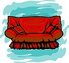 Vector clipart: couch