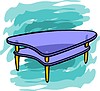 Vector clipart: coffee table