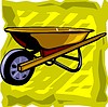 Vector clipart: handcart