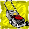 Vector clipart: lawn-mower