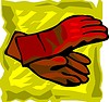 Vector clipart: gloves