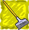 Vector clipart: rake