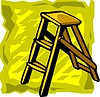 Vector clipart: step-ladder