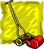 Vector clipart: lawn-mower