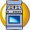 Vector clipart: gas-stove