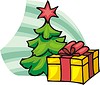 Vector clipart: Christmas gift