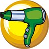 Vector clipart: hair-drier