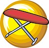 Vector clipart: ironing-board