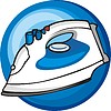 Vector clipart: electric iron