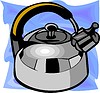 Vector clipart: whistling kettle