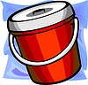 Vector clipart: garbage can