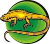 Vector clipart: lizard