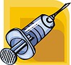 Vector clipart: syringe