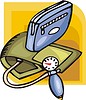 Vector clipart: sphygmomanometer