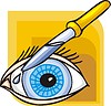 Vector clipart: eye drops