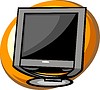 Vector clipart: monitor