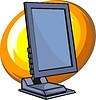 Vector clipart: monitor