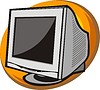 Vector clipart: monitor