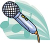 Vector clipart: microphone