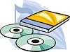 Vector clipart: CD box