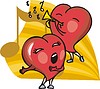 Vector clipart: dancing hearts