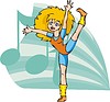 Vector clipart: dance