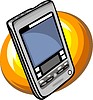 Vektor Cliparts: PDA