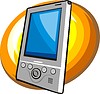 Vector clipart: PDA