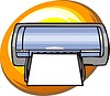 Vector clipart: printer