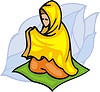 Vector clipart: prayer