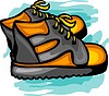 Векторный клипарт: детская обувь