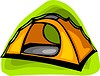 Векторный клипарт: палатка