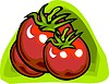 Vector clipart: tomatoes