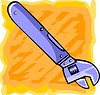 Vector clipart: wrench