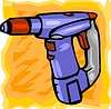 Vector clipart: drill
