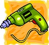 Vector clipart: drill