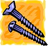 Vector clipart: screws