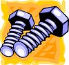 Vector clipart: screws