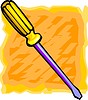 Vector clipart: screwdriver