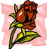 Vector clipart: red rose