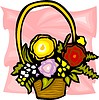 Vector clipart: bunch of flowers