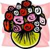 Vector clipart: bridal bouquet