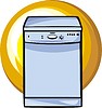 Vector clipart: dishwasher