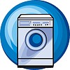 Векторный клипарт: стиральная машина